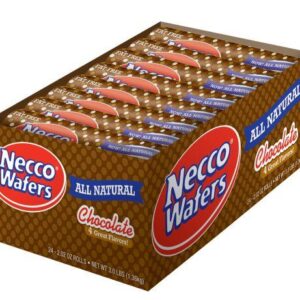 NECCO WAFERS CHOCOLATE 2OZ 24CT - Image 1
