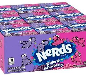 NERDS GRAPE/STRAWBERRY 1.65OZ 36CT - Image 1