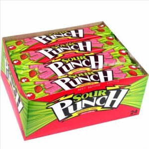 SOUR PUNCH STRAWBERRY STRAWS 2OZ 24CT - Image 1