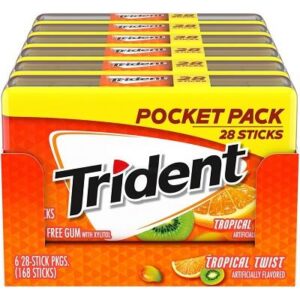 TRIDENT (28 STICK) TROPICAL TWIST 6CT - Image 1
