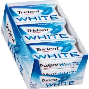 TRIDENT WHITE PEPPERMINT 9CT (16 PIECE) - Image 1