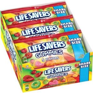 LIFESAVERS GUMMIES KING 5 FLAVORS 4.2OZ 15CT - Image 1